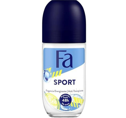 Fa Deodorant Sport Roll-On 1.7 oz (50ml) - 3 Pack | Long-Lasting Freshness