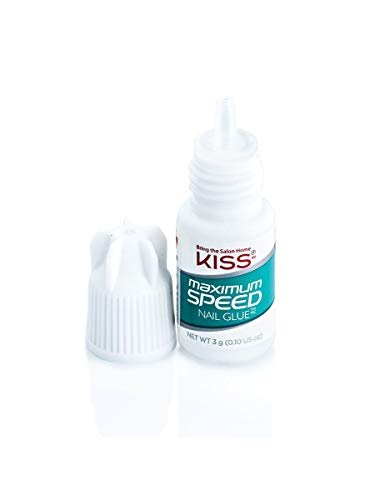 Kiss Maximum Speed Nail Glue (2 Pack) – Strong, Fast-Drying Adhesive for Nail Art Avelisse