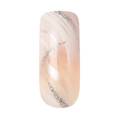 Goldfinger Gel Glam Design Nails - 3 Pack (24 Count) Press On Nails in Gold & Pink Avelisse