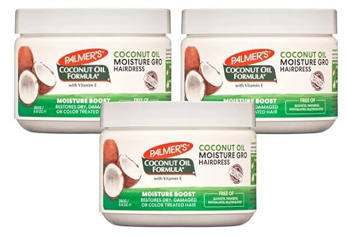 Palmer's Coconut Oil Formula Moisture Gro Hairdress, 8.8 oz (Pack of 3) - görsel 1