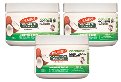 Palmer's Coconut Oil Formula Moisture Gro Hairdress, 8.8 oz (Pack of 3)