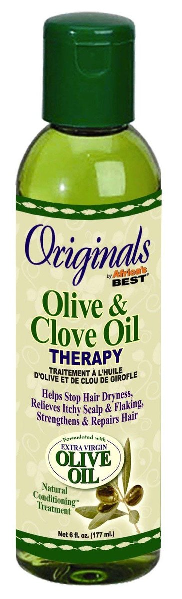 Africa's Best Originals Olive & Clove Oil Therapy Hair Mask, 6 Ounce (Pack of 3) - görsel 1