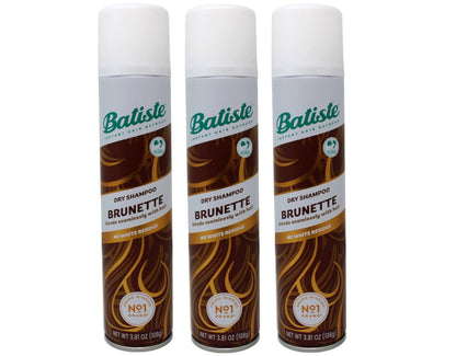 Batiste Dry Shampoo for Medium & Brunette Hair - Pack of 3 (6.73 Fl Oz Total) Avelisse