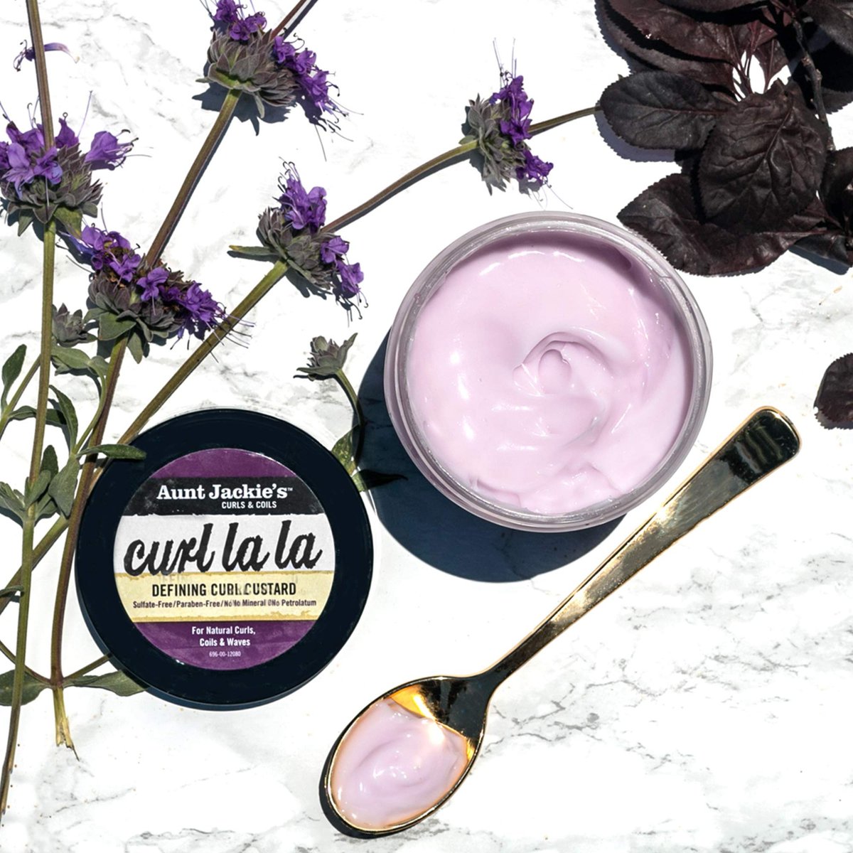 Aunt Jackie's Curl La La Defining Custard for Curls, Coils & Waves - Enriched with Shea Butter and Olive Oil, 15 oz, 3 Pack Avelisse