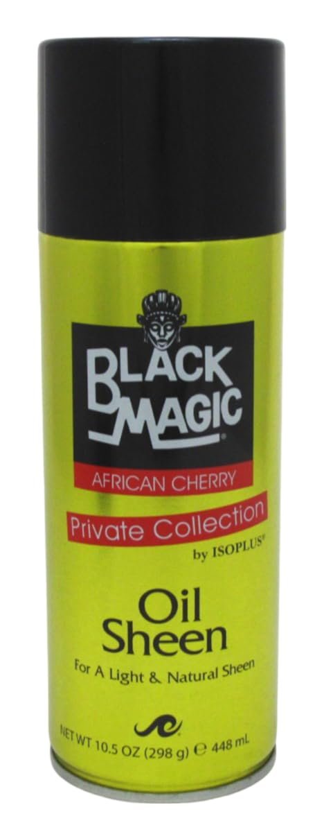 Black Magic Oil Sheen Cherry 10.5oz (3 Pack) - Moisturizing Hair Spray - görsel 3