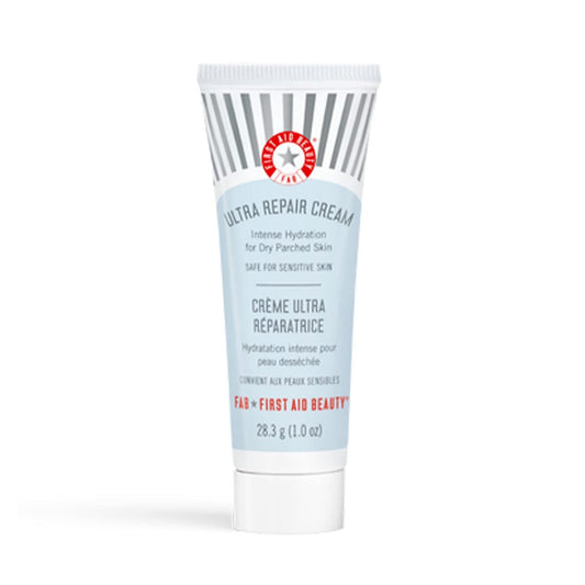 First Aid Beauty Ultra Repair Cream - Intense Hydration Face & Body Moisturizer with Whipped Colloidal Oatmeal - Clinically Proven to Strengthen Skin Barrier in 7 Days - Helps Relieve Eczema, 1 oz