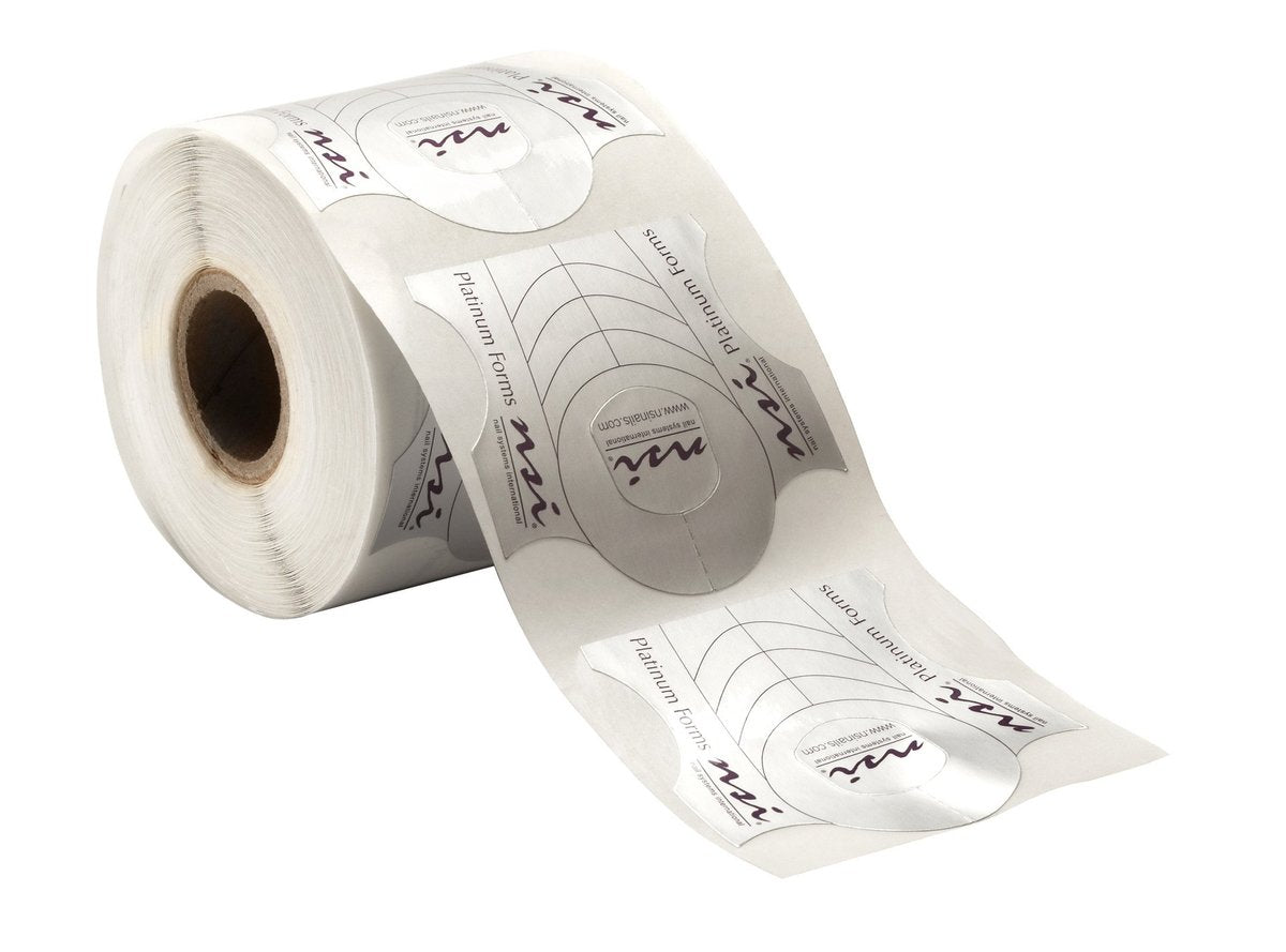 NSI Platinum Nail Forms 300 Roll – Large, Professional-Grade Nail Forms for Acrylic, Gel, and Polygel - görsel 1