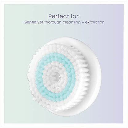 True Glow by Conair Facial Cleansing Brush Replacement Heads – Compatible with SFB and SFB3 Models – White, 1 Count Avelisse