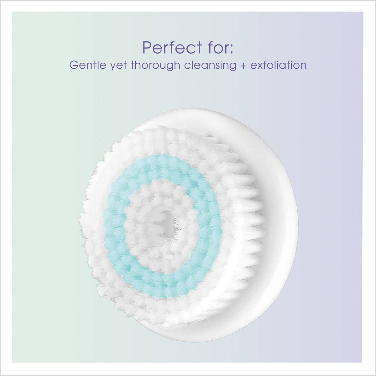 True Glow by Conair Facial Cleansing Brush Replacement Heads – Compatible with SFB and SFB3 Models – White, 1 Count Avelisse