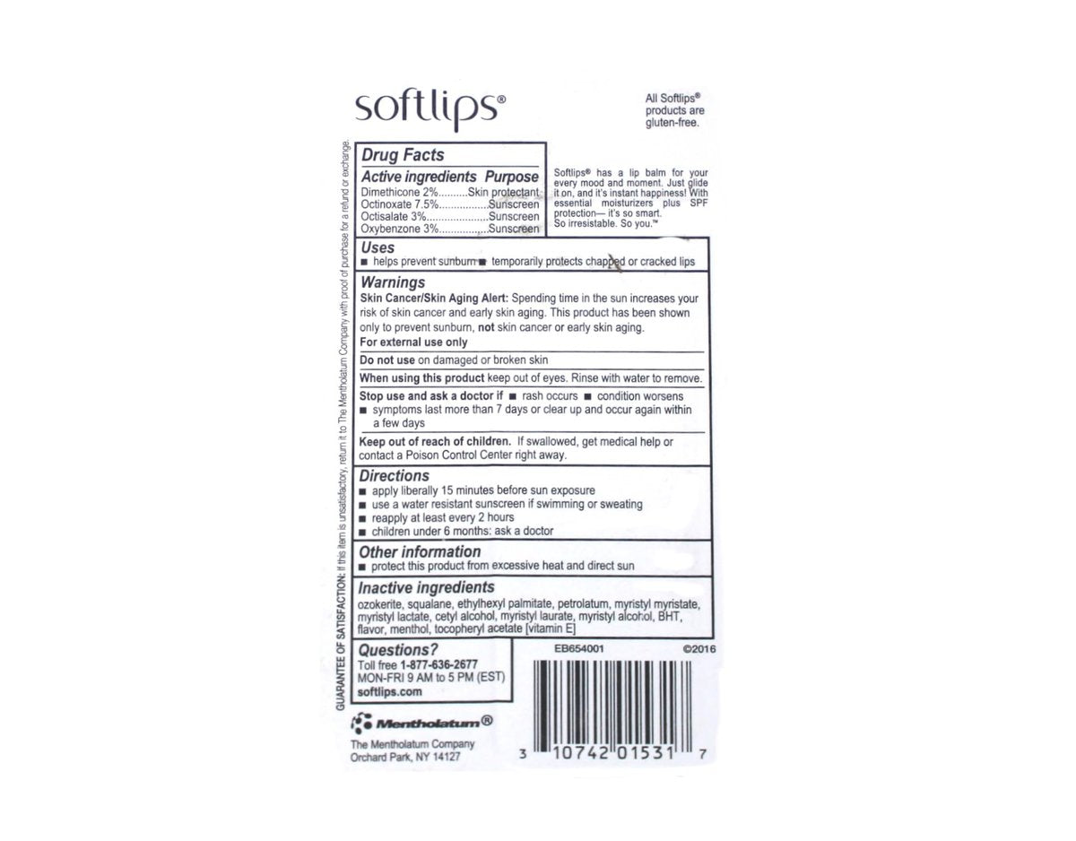 Softlips Lip Protectant/Sunscreen Value Pack Cherry Twinpack - SPF 20 Lip Balm - görsel 3