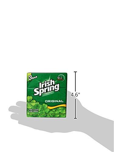 Irish Spring Original Deodorant Soap, 3 Bars, 2 Pack (6 Total Bars) - 22.2 oz Avelisse
