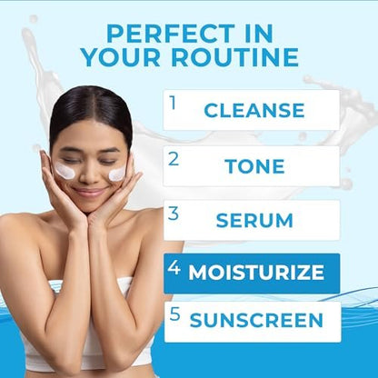 NEUTRIDERM Daily Face Moisturizer with Natural Vitamin E Cream - 48-Hour Hydration for Dry, Acne-Prone, Aging Skin - 4.2 oz Avelisse