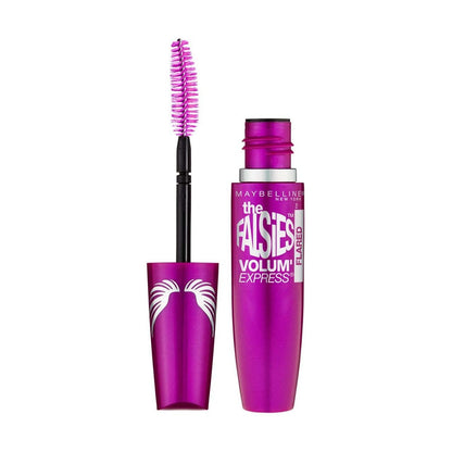 Maybelline New York Volum' Express The Falsies Flared Washable Mascara - Blackest Black 00, 0.17 Fl Oz (Pack of 6)