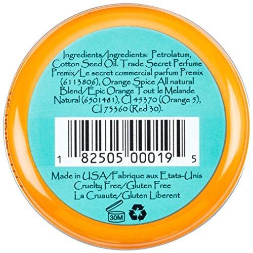 Rosebud Perfume Co. Rose and Mandarin Lip Balm Tin - 0.8 oz. Soothing Moisturizer - görsel 6