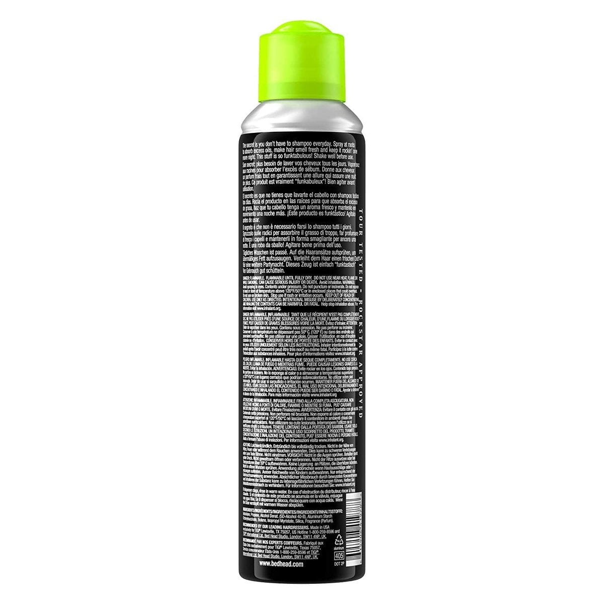 TIGI Bed Head Rockaholic Dirty Secret Aerosol Dry Shampoo, 6.3 oz - Instant Refresh & Volume Avelisse