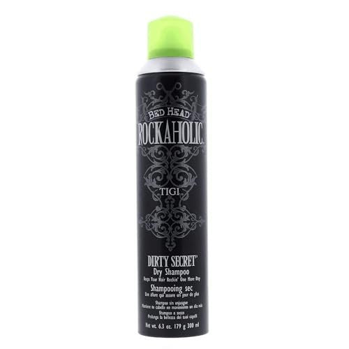 TIGI Bed Head Rockaholic Dirty Secret Aerosol Dry Shampoo, 6.3 oz - Instant Refresh & Volume Avelisse