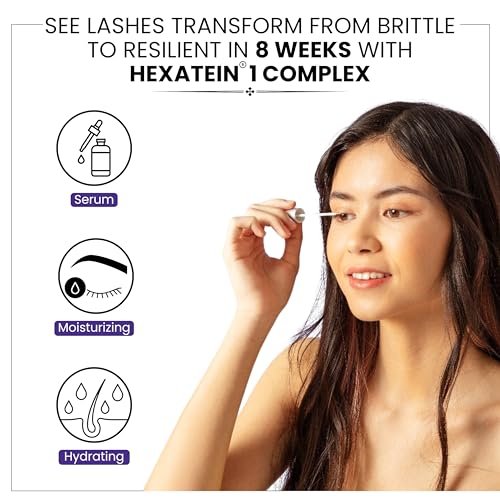 RapidLash Eyelash Enhancing Serum with HEXATEIN 1 Complex – Conditioning & Hydrating Lash Serum for Longer-Looking, Fuller and Thicker Appearing Lashes, 3 mL / 0.1 fl oz Avelisse