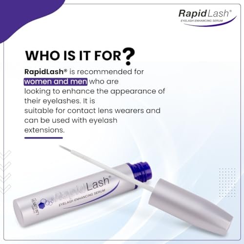 RapidLash Eyelash Enhancing Serum with HEXATEIN 1 Complex – Conditioning & Hydrating Lash Serum for Longer-Looking, Fuller and Thicker Appearing Lashes, 3 mL / 0.1 fl oz Avelisse