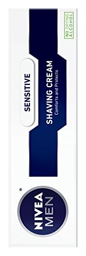 NIVEA MEN Sensitive Shaving Cream – 3.5 oz Tube, Soothing Formula for Sensitive Skin - görsel 6