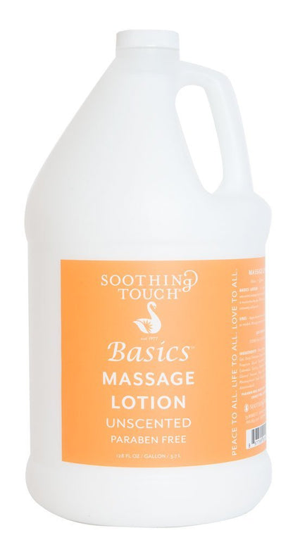 Soothing Touch Basics Lotion - Unscented Moisturizer, 1 Gallon (128 oz) Avelisse