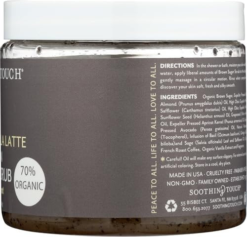 Soothing Touch French Vanilla Latte Organic Brown Sugar Scrub - 16 oz - görsel 14