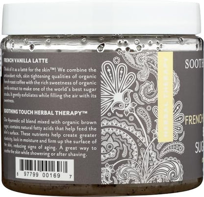 Soothing Touch French Vanilla Latte Organic Brown Sugar Scrub - 16 oz