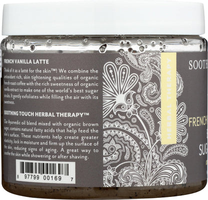 Soothing Touch French Vanilla Latte Organic Brown Sugar Scrub - 16 oz
