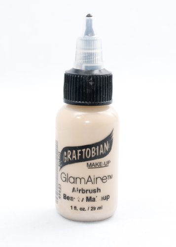 GlamAire Airbrush Makeup by Graftobian - High Definition Airbrush Foundation, Professional Formula for Long-Lasting Wear, For Makeup Artists and Beauty Aficionados, Made in USA, Buff