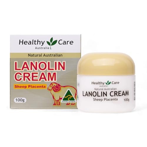 Healthy Care Australia Lanoline Cream with Sheep Placenta – 100g Moisturizer - görsel 2