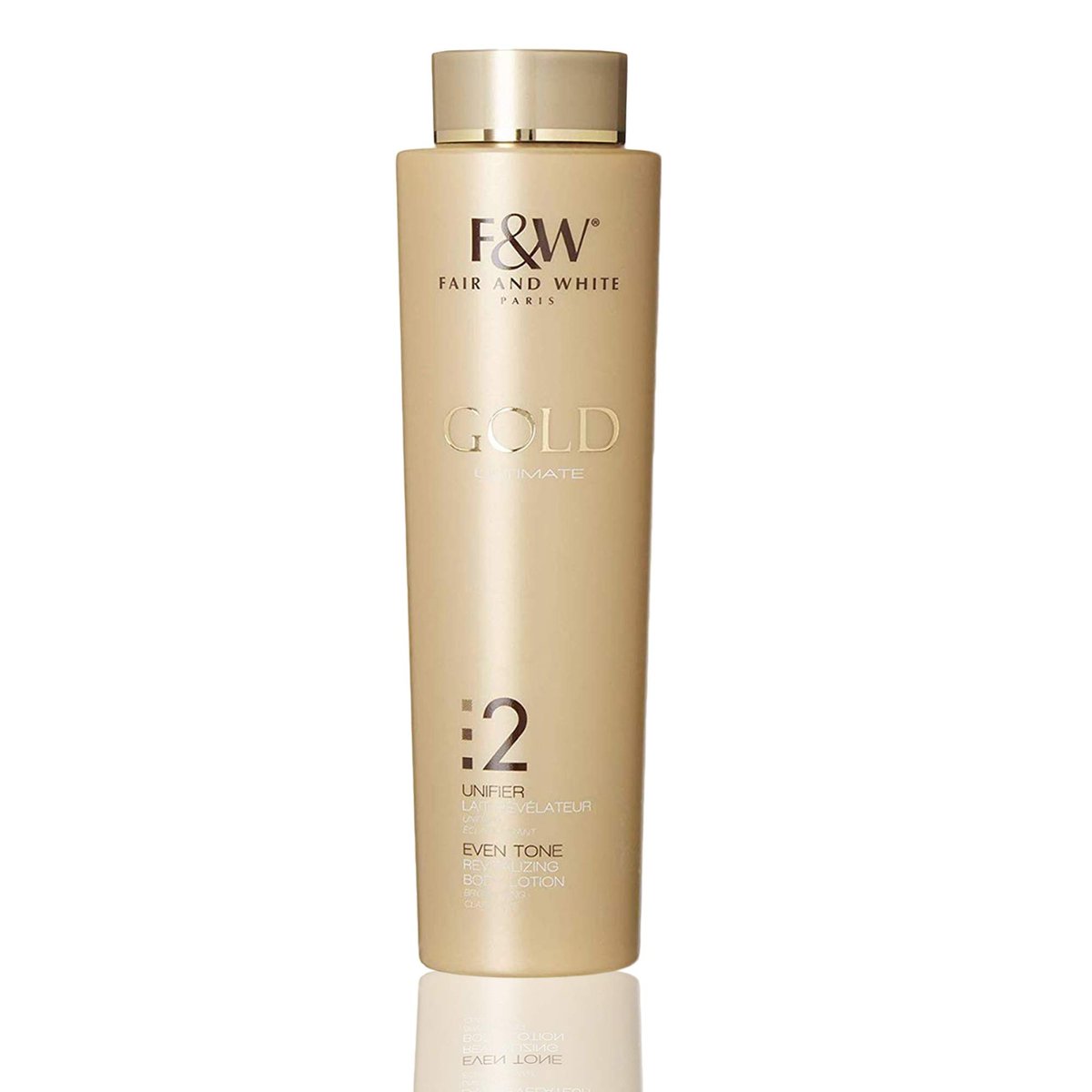FAIR & WHITE 2: Gold Revitalizing Body Lotion with Argan Oil, Vitamin E & Shea Butter – 500ml / 17.6 Fl Oz Avelisse