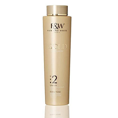 FAIR & WHITE 2: Gold Revitalizing Body Lotion with Argan Oil, Vitamin E & Shea Butter – 500ml / 17.6 Fl Oz Avelisse