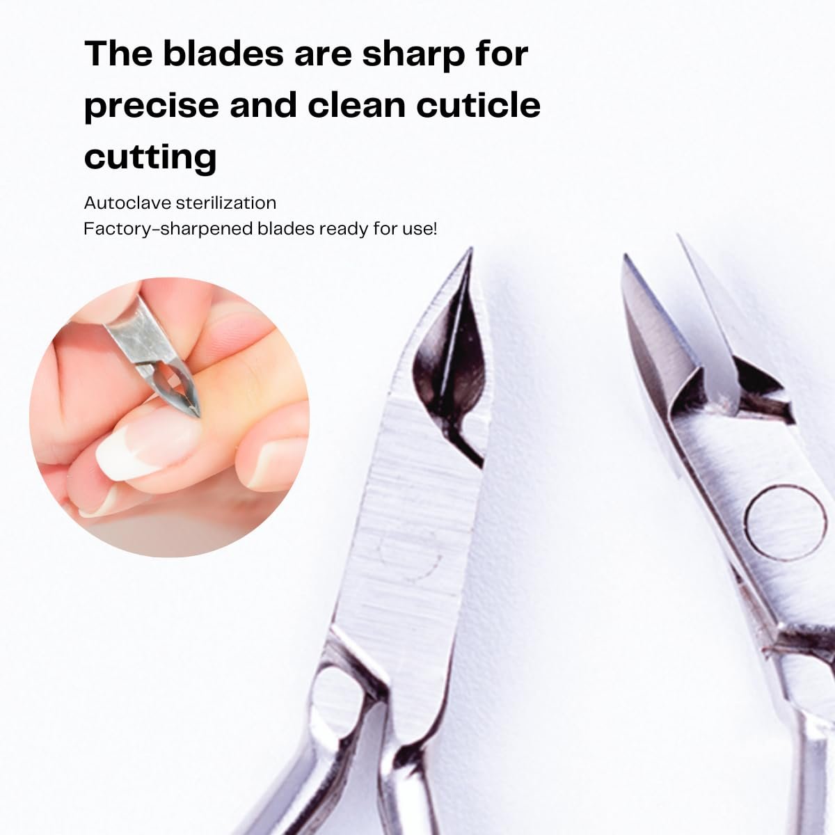 MUNDIAL 522-AP Super Sharp Cuticle Nipper – Professional Carbon Steel Cuticle Trimmer with Durable Spring & Tip Guard - görsel 7