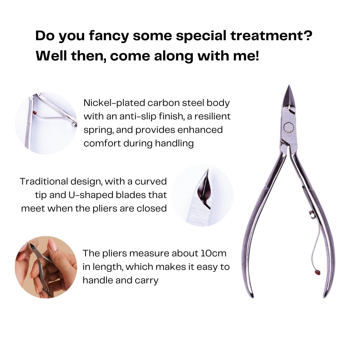 MUNDIAL 522-AP Super Sharp Cuticle Nipper – Professional Carbon Steel Cuticle Trimmer with Durable Spring & Tip Guard - görsel 5