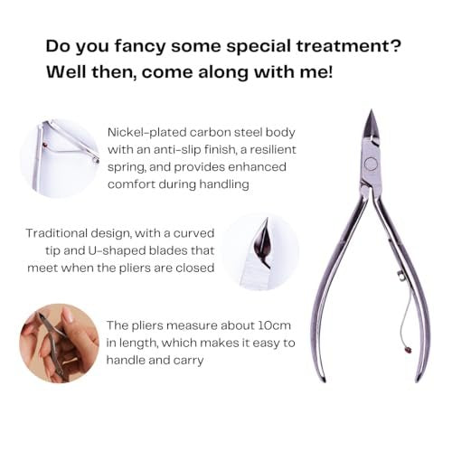MUNDIAL 522-AP Super Sharp Cuticle Nipper – Professional Carbon Steel Cuticle Trimmer with Durable Spring & Tip Guard - görsel 6