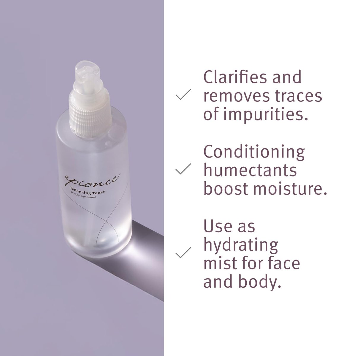 Epionce Balancing Toner - Alcohol-Free Hydrating Facial & Body Toner, pH Balanced, Removes Dirt & Oil, Dermatologist-Developed Skincare Avelisse
