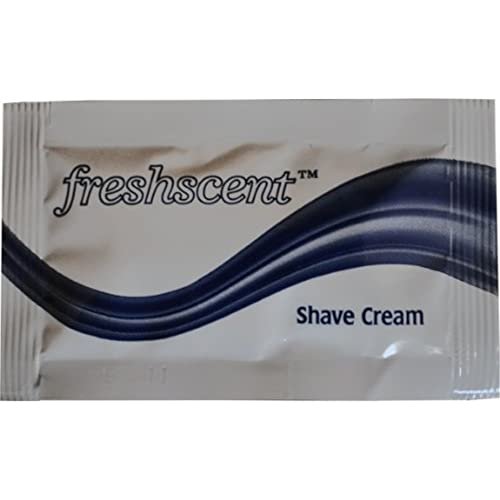 Freshscent Shaving Cream Packs - 0.25 oz Travel Size, Pack of 100 Avelisse