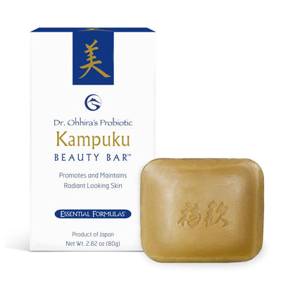 Kampuku Beauty Bar by DR. OHHIRA'S PROBIOTICS - 2 Pack, 5.64 oz Each, Natural Probiotic Soap Avelisse