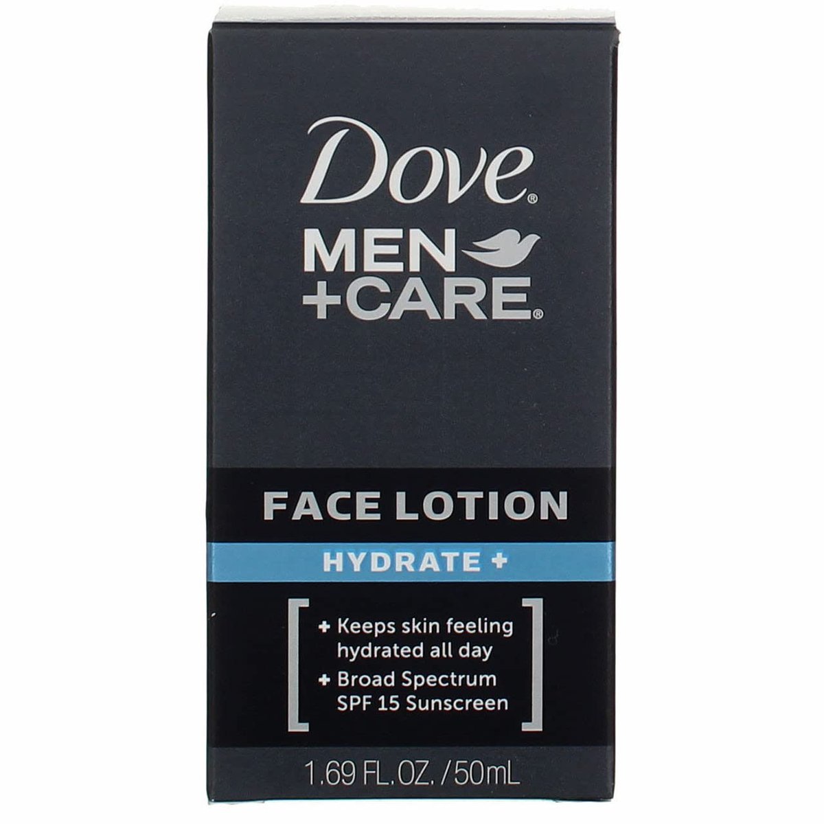 Dove Men+Care Face Lotion Hydrate Plus 1.69 oz (Pack of 2) - Lightweight Daily Moisturizer for Men Avelisse