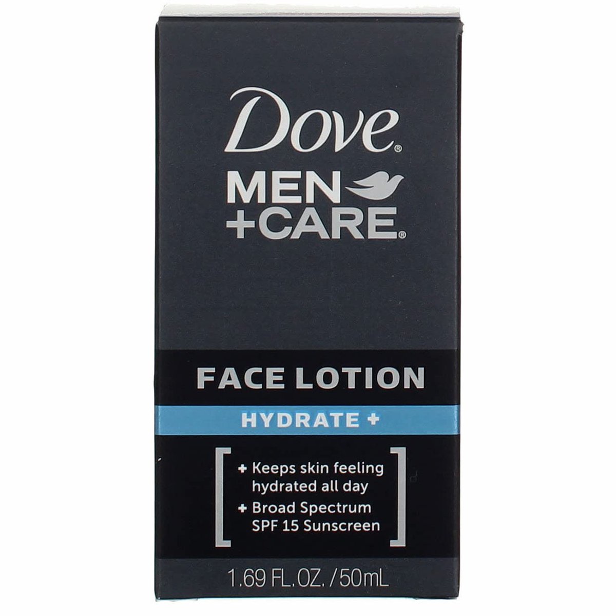 Dove Men+Care Face Lotion Hydrate Plus 1.69 oz (Pack of 2) - Lightweight Daily Moisturizer for Men Avelisse