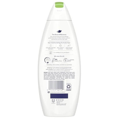 Dove Go Fresh Cucumber & Green Tea Body Wash, 12 oz (Pack of 3) - Refreshing & Nourishing Shower Gel Avelisse