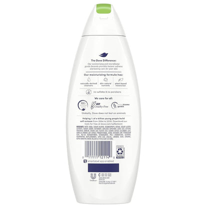 Dove Go Fresh Cucumber & Green Tea Body Wash, 12 oz (Pack of 3) - Refreshing & Nourishing Shower Gel Avelisse