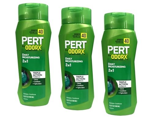 Pert Plus 2-in-1 Shampoo Plus Conditioner, Normal Hair, 13.5 oz (Pack of 3) Avelisse