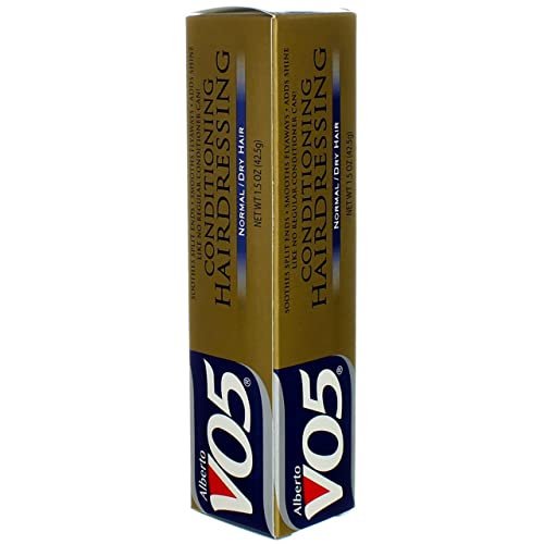 Alberto VO5 Conditioning Hairdress for Normal/Dry Hair - 1.5 Ounce Tube (44ml) - Pack of 3 Avelisse