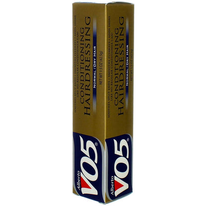 Alberto VO5 Conditioning Hairdress for Normal/Dry Hair - 1.5 Ounce Tube (44ml) - Pack of 3 Avelisse