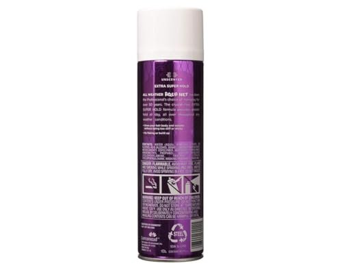 Aqua Net Extra Super Hold Professional Hair Spray Unscented 11 oz (Pack of 6) Avelisse