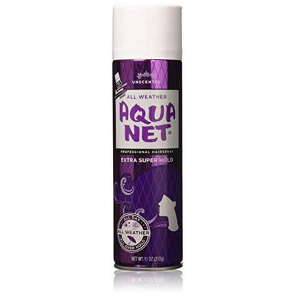 Aqua Net Extra Super Hold Professional Hair Spray Unscented 11 oz (Pack of 6) Avelisse