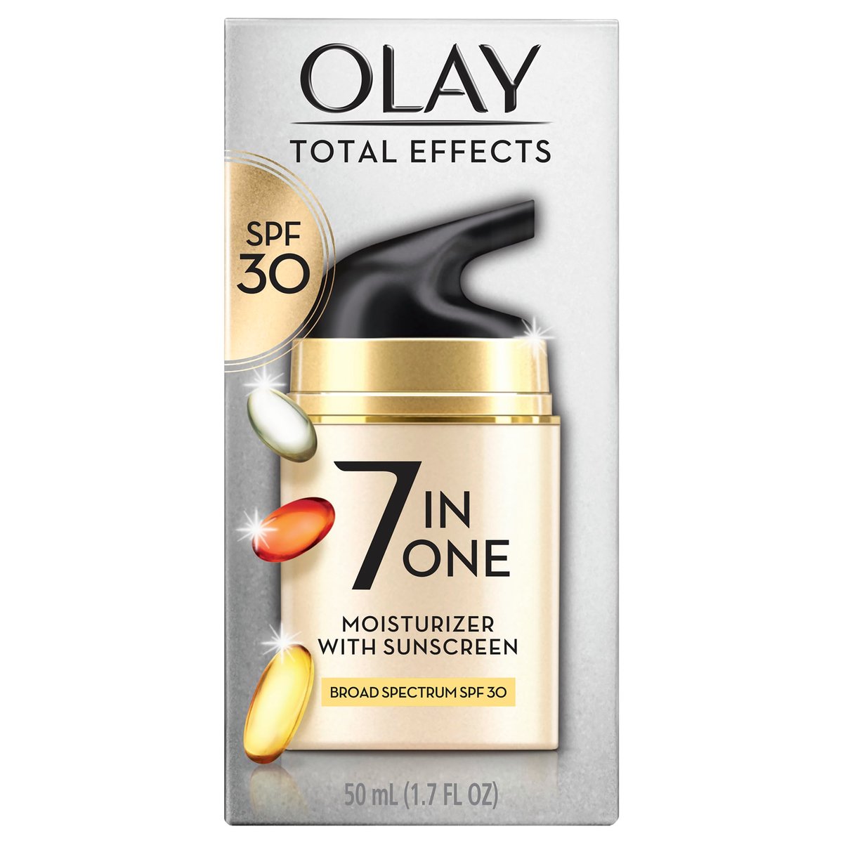 Olay Total Effects 7-in-1 Anti-Aging Face Moisturizer with SPF 30 for Dry Skin, 1.7 oz Avelisse