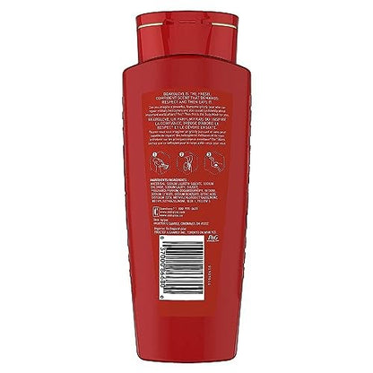 Old Spice Wild Bearglove Body Wash for Men – 16 oz, Red