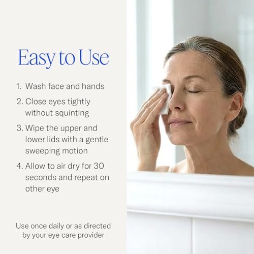 Cliradex Towelettes - Natural Face, Eyelash & Eyelid Cleanser Wipes for Demodex, Blepharitis, MGD & Red Irritated Eyes - Tea Tree Oil Extract - 24 Count Avelisse