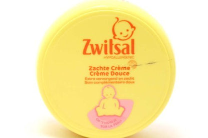 Zwitsal Baby Cream (Zachte Creme Douce) - Gentle Moisturizing Cream for Sensitive Baby Skin, 200ml